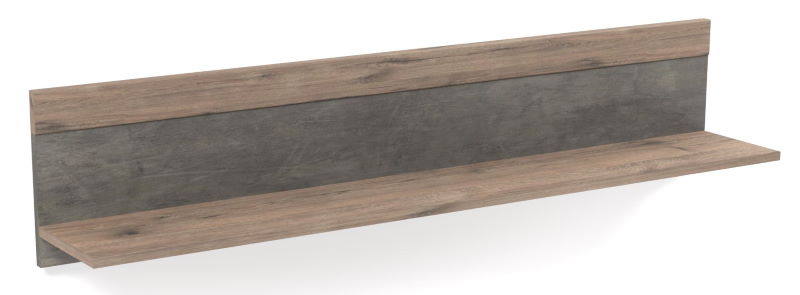 Фото Полка навесная Денвер Д-7 от производителя СБК в Бахчисарае по цене 3&nbsp;120 ₽