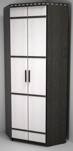 Фото Шкаф Ольга-13 (80) угловой  от производителя Фант-мебель в Бахчисарае по цене 12&nbsp;040 ₽