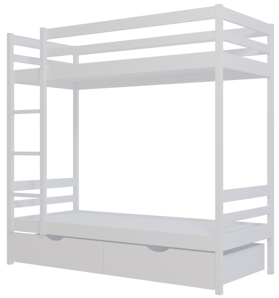 Фото Кровать двухъярусная №1 (СМ 80х190) с основанием от производителя Фант-мебель в Бахчисарае по цене 28 620 ₽