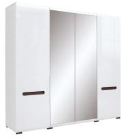 Фото  шкаф azteca s205-szf2d2l/21/22 (220) четырехдверный производитель Black Red White (БРВ)