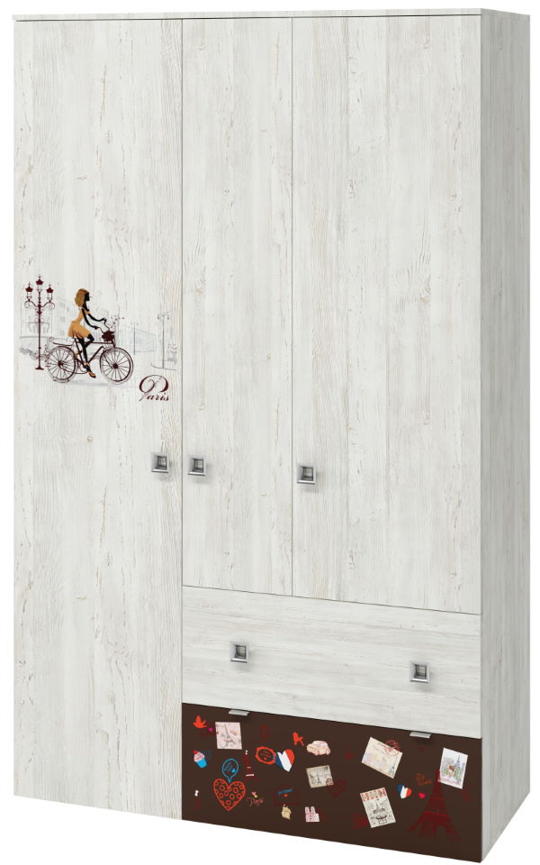 Фото Шкаф Поло (129) трехдверный от производителя Регина в Бахчисарае по цене 19&nbsp;560 ₽