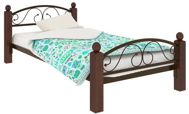 Фото Кровать односпальная Вероника Lux Plus (СМ 80х190) трубка металл в Бахчисарае по цене 16 270 ₽ от производителя Милсон, код товара 2000002046998, 2000002047001, 2000002047018, 2000002047025, 2000002047032, 2000002047049, 2000002047056 шт Фото Кровать односпальная Вероника Lux Plus (СМ 80х190) трубка металл от производителя Милсон в Бахчисарае по цене 16 270 ₽