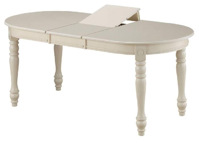 Стол обеденный Шанель (Chanel CH-T6EX) (№4 массив дерева, мдф шпон- белый ,  белый (ТМК) )