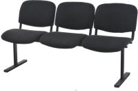 Фото stulya-ofisnye секция кресел изо 3-х местная (на раме) производитель Фабрикант