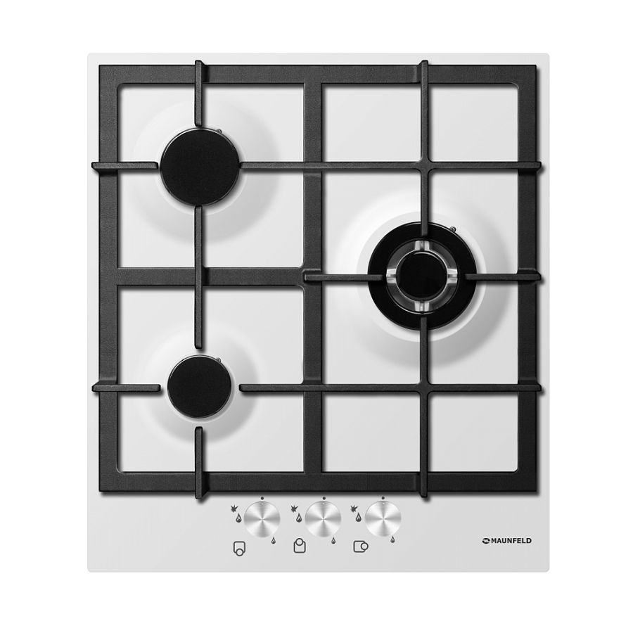 Фото Варочная поверхность газовая 3-х комф. MGHE 43 71 (450х520) от производителя Maunfeld в Бахчисарае по цене 15 450 ₽