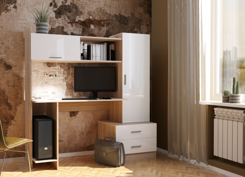 Фото Стол компьютерный ПКС-7 (1,5) в Бахчисарае по цене 11 440 ₽ от производителя ПАМИР, код товара 2000001597026, 2000001597033, 2000001597040 шт Фото Стол компьютерный ПКС-7 (1,5) от производителя ПАМИР в Бахчисарае по цене 11 440 ₽