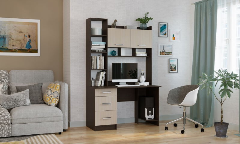 Фото Стол компьютерный ПКС-5 в Бахчисарае по цене 10 010 ₽ от производителя ПАМИР, код товара 2000001596968, 2000001596975, 2000001596982 шт Фото Стол компьютерный ПКС-5 от производителя ПАМИР в Бахчисарае по цене 10 010 ₽