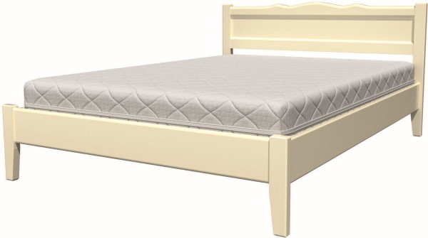 Фото Кровать двуспальная Карина-7 (СМ 160х200) без основания с универсальными царгами от производителя Браво-мебель в Бахчисарае по цене 15 210 ₽