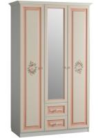 Шкаф Алиса (129) трехдверный с ящиками  (дуб саттер, крем,(Мебельсон)) в Бахчисарае от производителя 