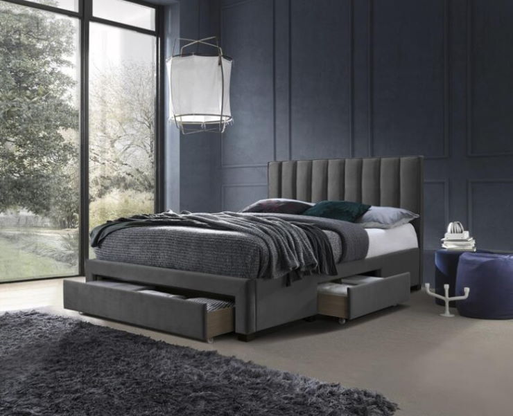 Фото Кровать двуспальная Halmar Grace (СМ 160х200) c ортопедическим основанием от производителя Halmar  в Бахчисарае по цене 62&nbsp;380 ₽