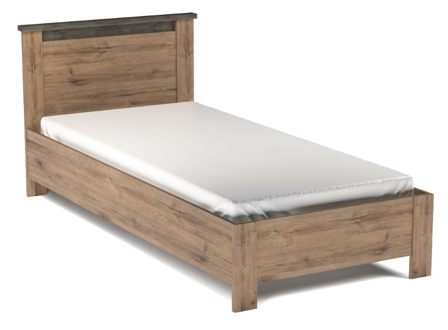 Фото Кровать односпальная Денвер (СМ 90х200) без основания от производителя СБК в Бахчисарае по цене 10 560 ₽