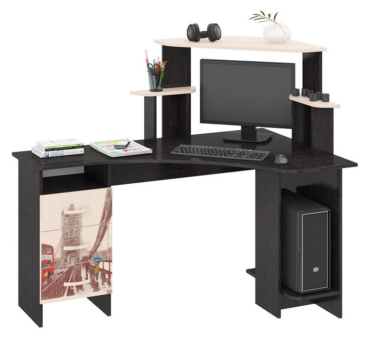 Фото Стол компьютерный Бумеранг-3Н(М) (П) от производителя ТриЯ в Бахчисарае по цене 15&nbsp;410 ₽