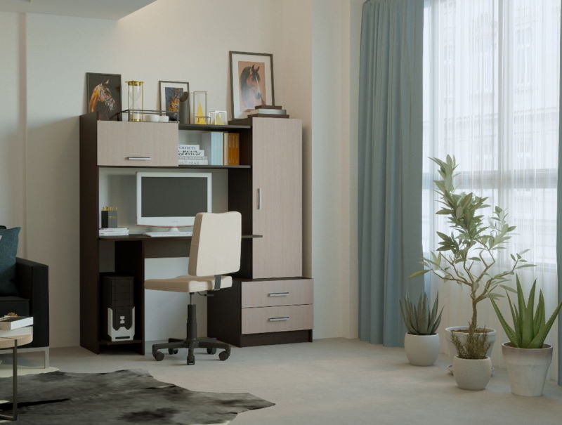 Фото Стол компьютерный ПКС-7 (1,5) от производителя ПАМИР в Бахчисарае по цене 11&nbsp;440 ₽