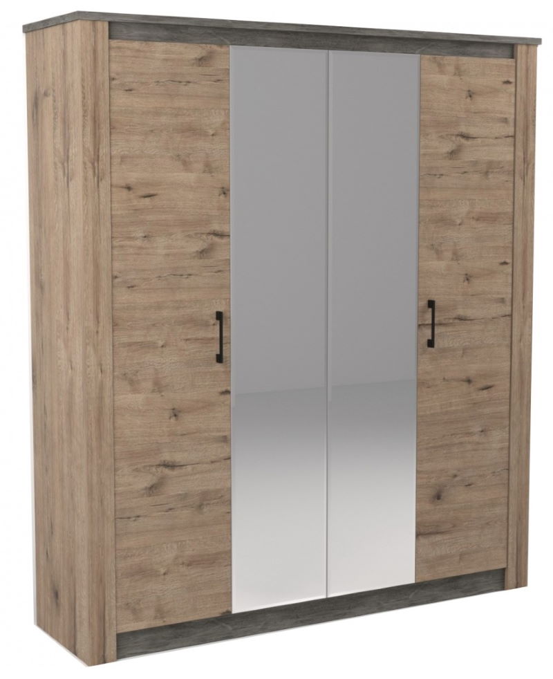 Фото Шкаф Денвер (192) четырехдверный от производителя СБК в Бахчисарае по цене 46&nbsp;000 ₽