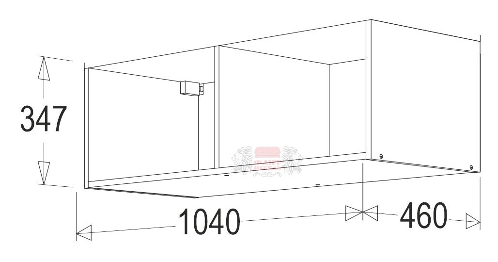 Фото Секция навесная Александра 23 (МДФ) от производителя Фант-мебель в Бахчисарае по цене 4 330 ₽