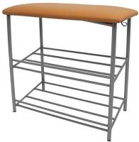 Банкетка-обувница с наклонной полкой