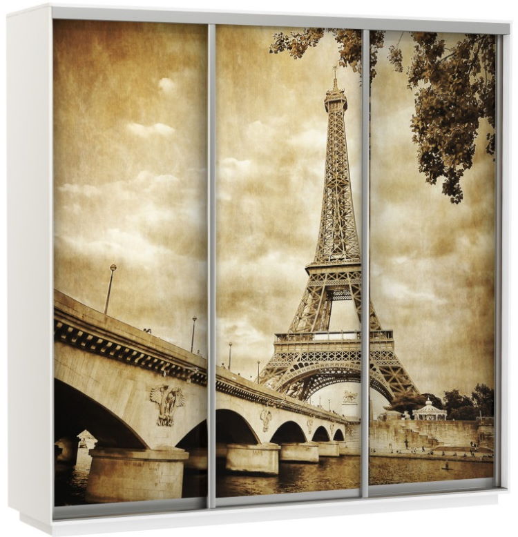 Фото Шкаф-купе Экспресс Трио Фото (2,1х0,6х2,4 - 3 двери) от производителя Мебельная компания Е1 в Бахчисарае по цене 56 220 ₽