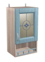 Фото kukhonnye-shkafy-so-steklom кухня кантри шкаф навесной шкн450пв производитель 