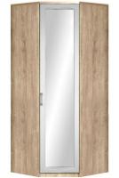 Шкаф Ивушка-10 (91) с зеркалом угловой (черный ясень , акация белая,(Марибель)) в Бахчисарае от производителя 