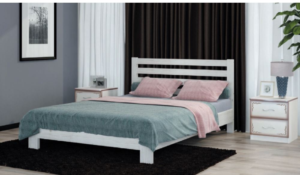 Фото Кровать односпальная Вероника (СМ 120х200) без основания с универсальными царгами от производителя Браво-мебель в Бахчисарае по цене 13 750 ₽