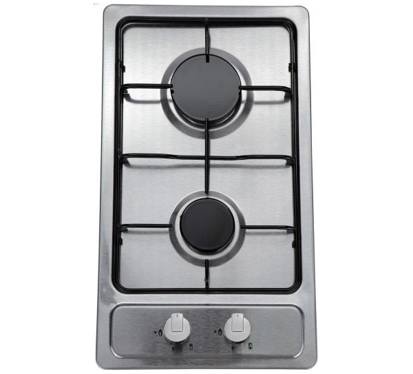 Фото Варочная поверхность газовая 2-х конф. VENTOLUX HG320 EES INOX 2 (600х520хh43) от производителя  в Бахчисарае по цене 9 050 ₽