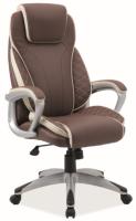 Кресло компьютерное Signal Q-391 (Материал обивки: экокожа, цвет обивки: коричневый-кремовый (Signal) ) в Бахчисарае от производителя 