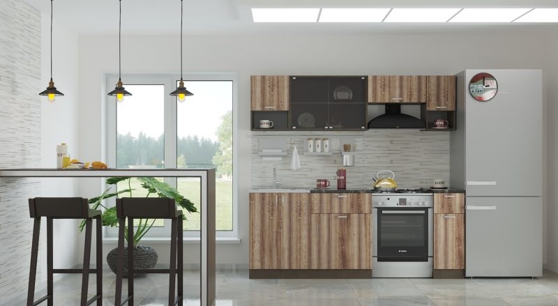 Фото Кухня Зара (2,1) от производителя Интерьер-центр в Бахчисарае по цене 12 600 ₽