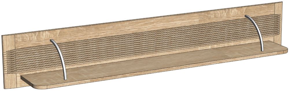 Фото Полка навесная Магнолия ГМ-11 от производителя СБК в Бахчисарае по цене 2 950 ₽