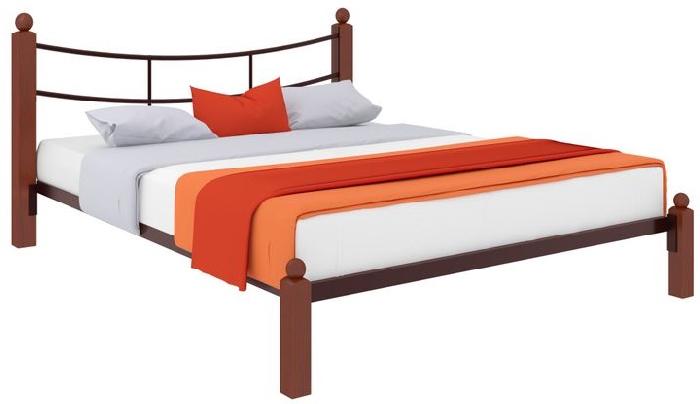 Кровать двуспальная София Lux (СМ 160х200) трубка металл ( 160х200 , металл/дерево , медная шагрень , без подъемного мех. , без ящиков , без матраса (Милсон) ) Кровать двуспальная София Lux (СМ 160х200) трубка металл ( 160х200 , металл/дерево , медная шагрень , без подъемного мех. , без ящиков , без матраса (Милсон) )