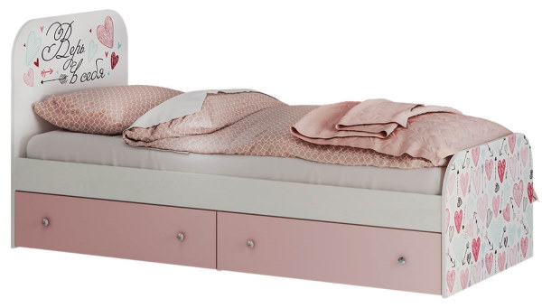 Фото Кровать детская Малибу КР-10 Light (СМ 80х186) с ящиками от производителя БТС  в Бахчисарае по цене 12 740 ₽