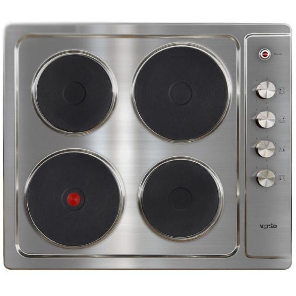 Фото Варочная поверхность электрическая 4-х конф. VENTOLUX HE604 (INOX) 1 (590х510хh30) от производителя  в Бахчисарае по цене 7 870 ₽