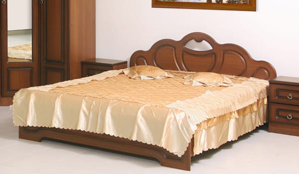 Фото Кровать двуспальная Кэт-2 Эвита низ.щиток (СМ 160х200) не комплектуется настилом от производителя Диал в Бахчисарае по цене 11 680 ₽