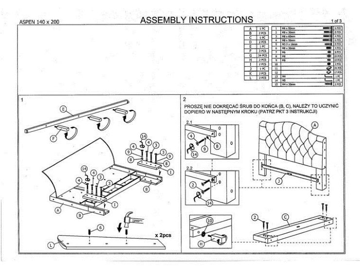 Фото Кровать двуспальная Signal Aspen (СМ 160х200) c ортопедическим основанием от производителя Signal в Бахчисарае по цене 71 600 ₽