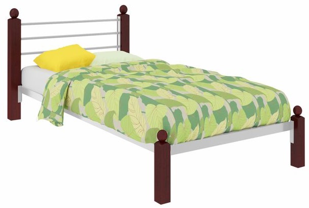 Фото Кровать односпальная Милана Lux (СМ 90х200) трубка металл от производителя Милсон в Бахчисарае по цене 16 460 ₽