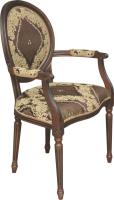 Фото  стул №8 (с подлокотником) (медальон) производитель Алина мебель