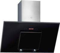 Вытяжка наклонная Abelia 190 (900х400хh857(1332)) (Материал Металл/Стекло , Цвет Металлик/Черный) в Бахчисарае от производителя 