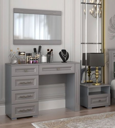 Фото Зеркало настенное Олимп с декоративными планками от производителя Браво-мебель в Бахчисарае по цене 4 420 ₽