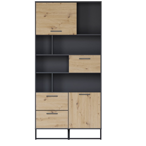 Фото Шкаф Brooklyn B172-REG1D2B2S от производителя Black Red White (БРВ) в Бахчисарае по цене 32 270 ₽