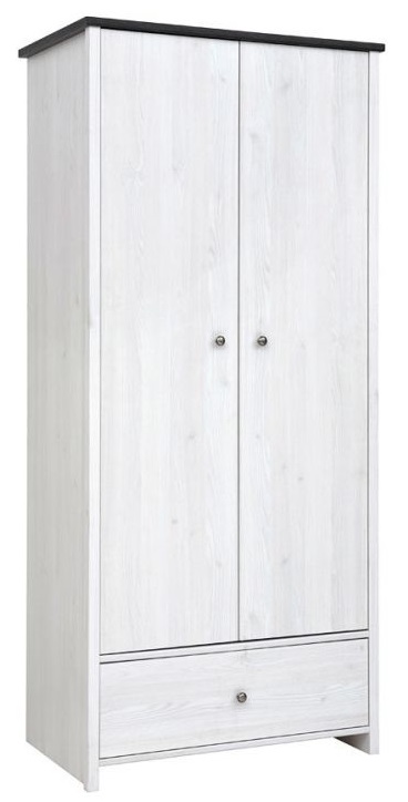 Фото Шкаф Порто SZF2D1S (89) двухдверный от производителя Black Red White (БРВ) в Бахчисарае по цене 20 080 ₽