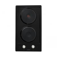 Варочная поверхность электрическая 2-х конф. VENTOLUX HE 302 (300х500хh30) (Корпус Эмаль , Цвет Черный) в Бахчисарае от производителя 