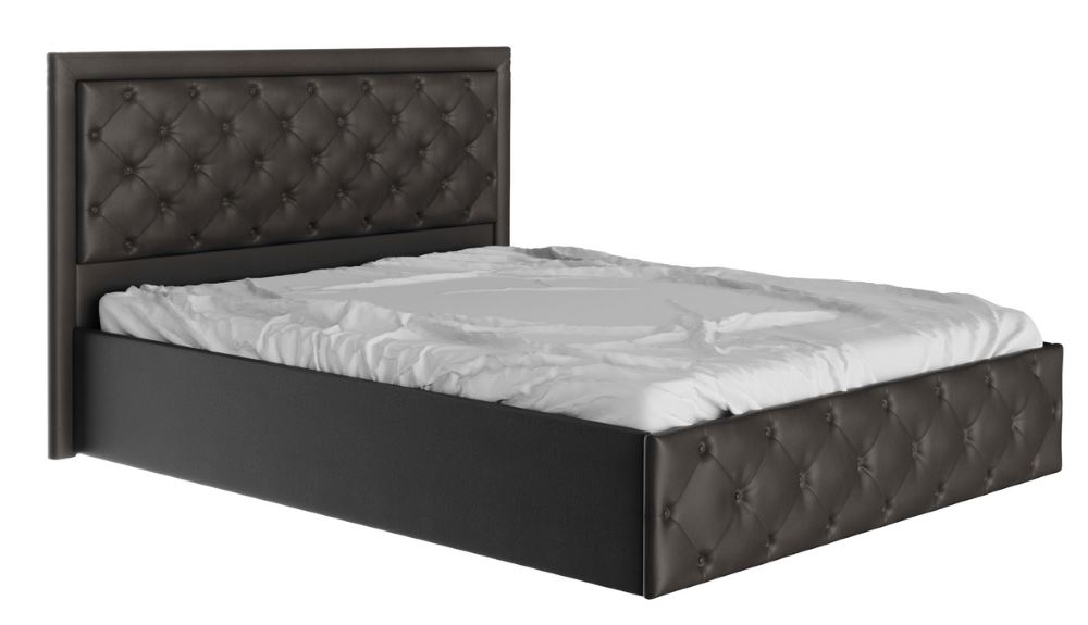 Фото Кровать двуспальная Мишель (СМ 160х200) с подъемным механизмом (пуговицы) от производителя Бон-мебель в Бахчисарае по цене 33 480 ₽