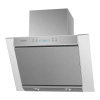 Вытяжка наклонная Gloria 60 (600х358хh550(900)) (Материал Металл/Стекло , Цвет Металлик/Черный) в Бахчисарае от производителя 