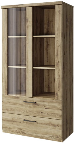 Фото Шкаф с витриной 1V2S3N Дорсет (Doorset) от производителя Анрэкс в Бахчисарае по цене 17 680 ₽