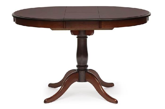 Стол обеденный Сиена (Siena) SA-T4EX (№4 массив дерева, мдф шпон-коричневый в рыжину (braun),  коричневый в рыжину (Tetchair) )