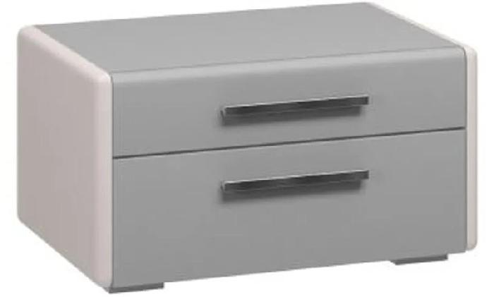 Тумба прикроватная Вива (мокко глянец, фанго (Браво-мебель) )