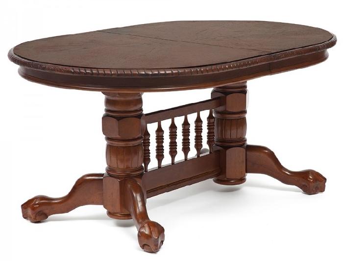 Стол обеденный 4296 НNDT SWC (№4 массив дерева, мдф шпон-темный орех,  темный орех (ТМК) )