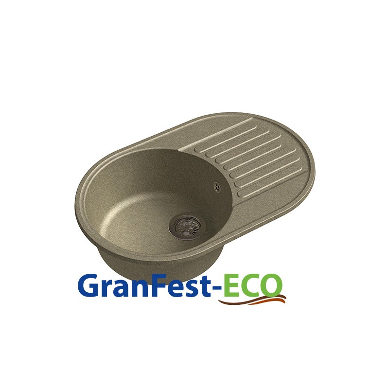 Фото Мойка Granfest eco-18 (ГР 740х480хh200) (шир.ящ.min 720) без сифона от производителя Granfest в Бахчисарае по цене 4 050 ₽