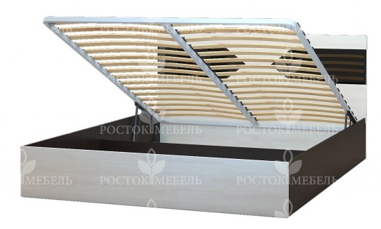 Фото Кровать двуспальная Ника-1 КД-2.9 (СМ 160х200) с подъемным механизмом от производителя Росток в Бахчисарае по цене 26 360 ₽