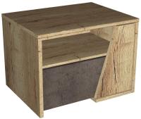 Тумба прикроватная Стреза (дуб галифакс натуральный, дуб галифакс натуральный-бетон чикаго темно-серый (СБК) ) в Бахчисарае от производителя 