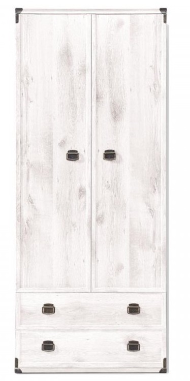 Фото Шкаф Индиана JSZFN2D2S (80) двухдверный (с полками) от производителя Black Red White (БРВ) в Бахчисарае по цене 28&nbsp;400 ₽